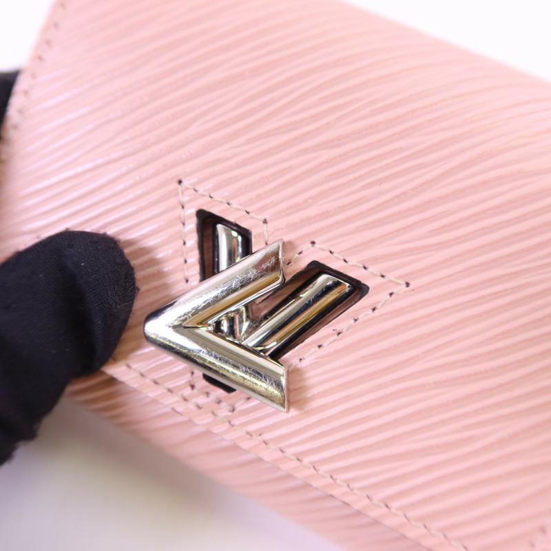 LOUIS VUITTON Epi Twist Compact XS Wallet銀扣錢包-15