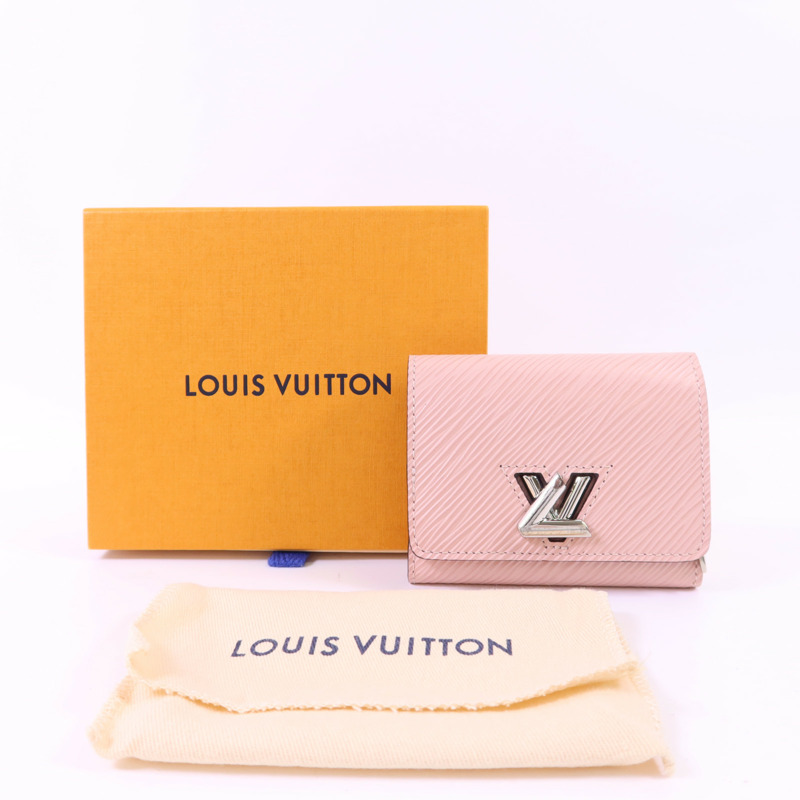 LOUIS VUITTON Epi Twist Compact XS Wallet銀扣錢包-18
