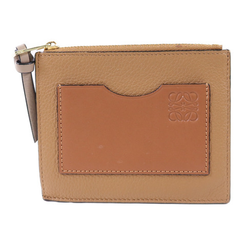 LOEWE 牛皮皮革Card Case金扣卡片套