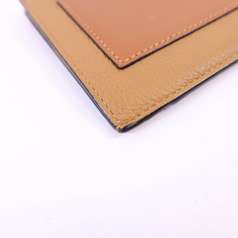 LOEWE 牛皮皮革Card Case金扣卡片套-9