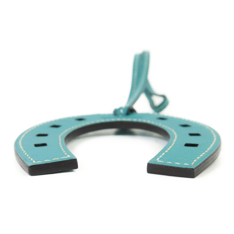 HERMES Swift皮革Paddock Horse Shoes Charm掛飾-2