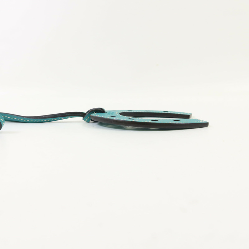 HERMES Swift皮革Paddock Horse Shoes Charm掛飾-5