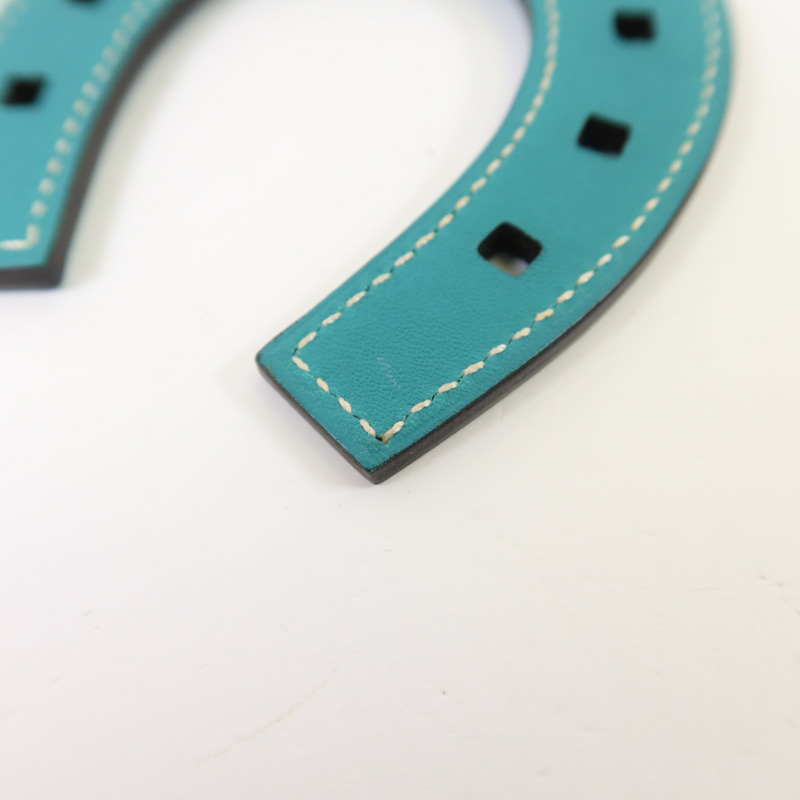 HERMES Swift皮革Paddock Horse Shoes Charm掛飾-8