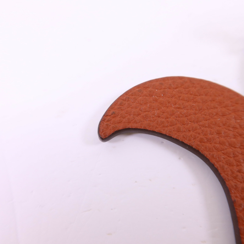 HERMES Clemence皮革Petit H Squirrel Charm掛飾-9