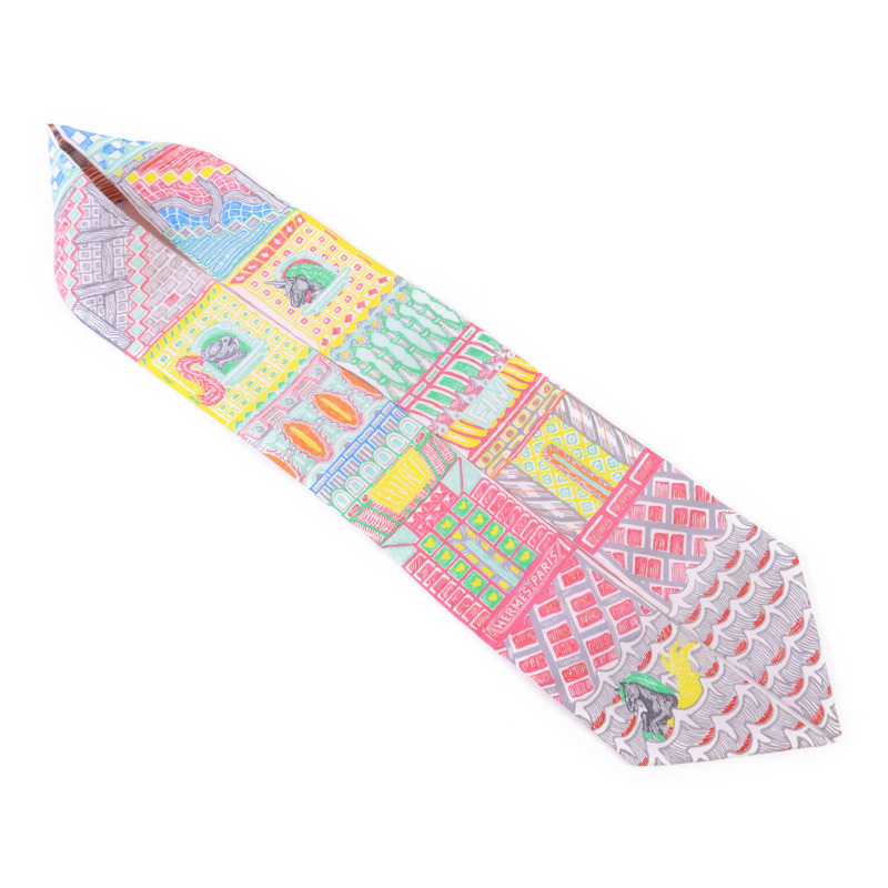 HERMES 絲質Twilly絲巾-3