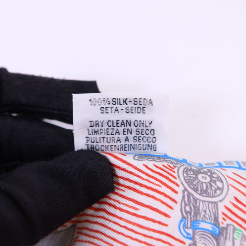 HERMES 絲質Twilly絲巾-7