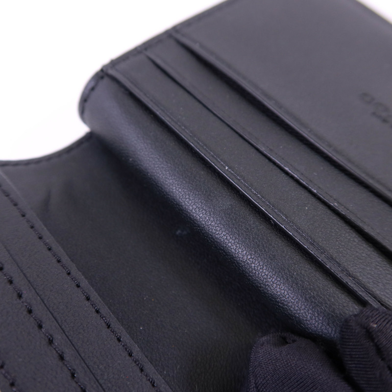 COACH 牛皮皮革Wallet金扣錢包-16