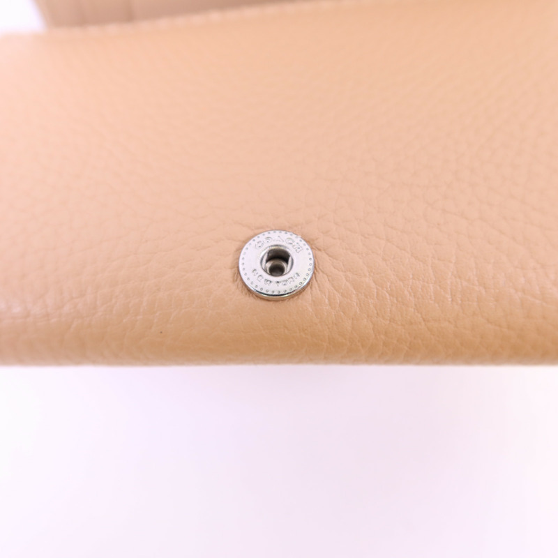 COACH 牛皮皮革Wallet銀扣錢包-8