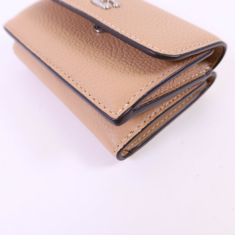 COACH 牛皮皮革Wallet銀扣錢包-11