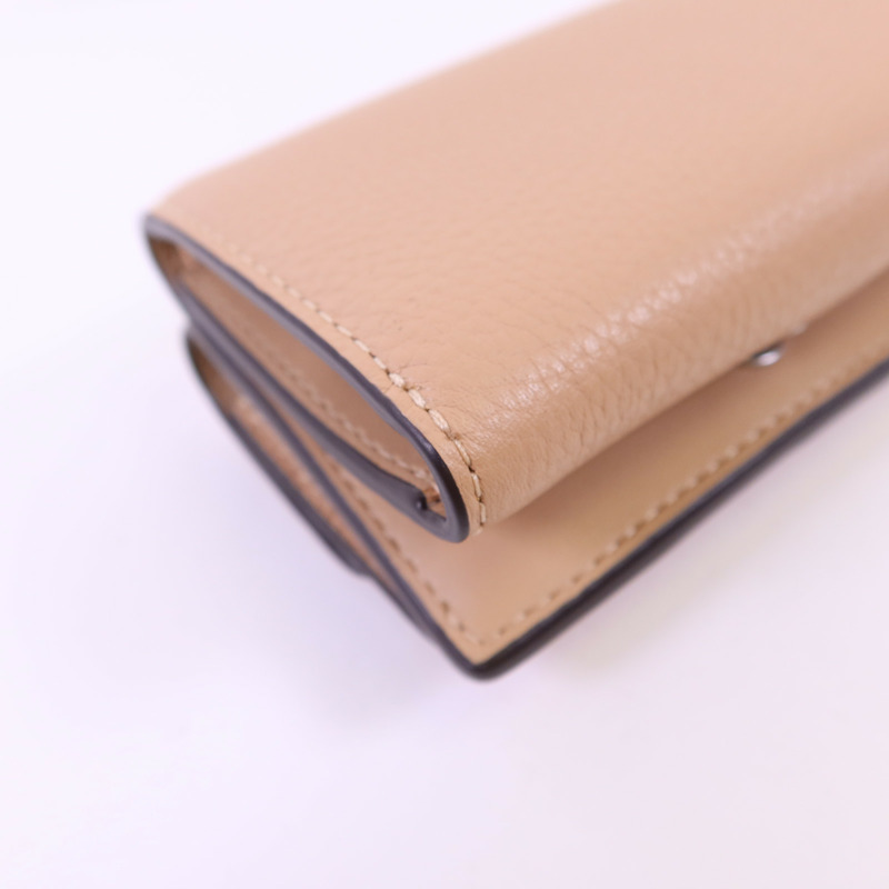 COACH 牛皮皮革Wallet銀扣錢包-14