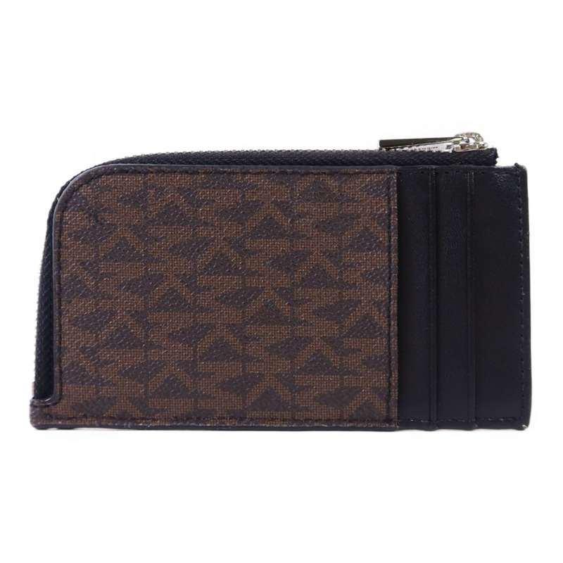 Michael Kors 牛皮皮革Wallet銀扣卡片套-1