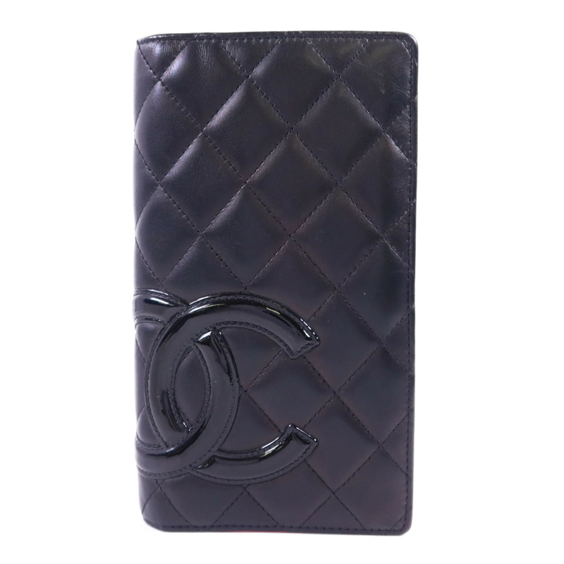 CHANEL 牛皮皮革Cambon Wallet長錢包-0