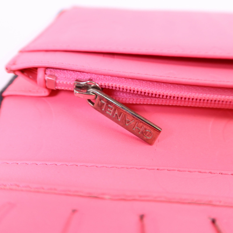 CHANEL 牛皮皮革Cambon Wallet長錢包-8