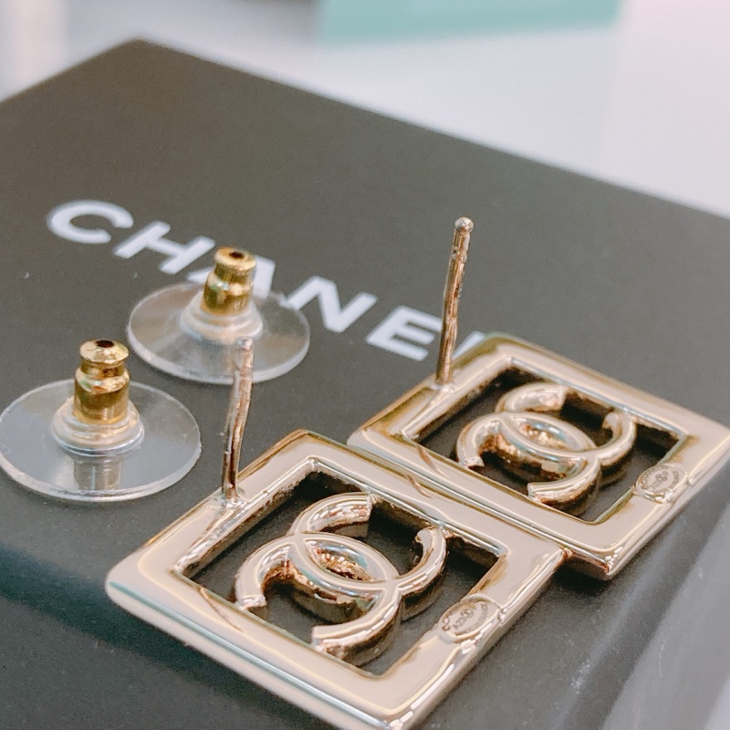 MS0560 CHANEL香奈兒經典CC字加方形耳環 EARRINGS CC LOGO WITH SQUARE-6