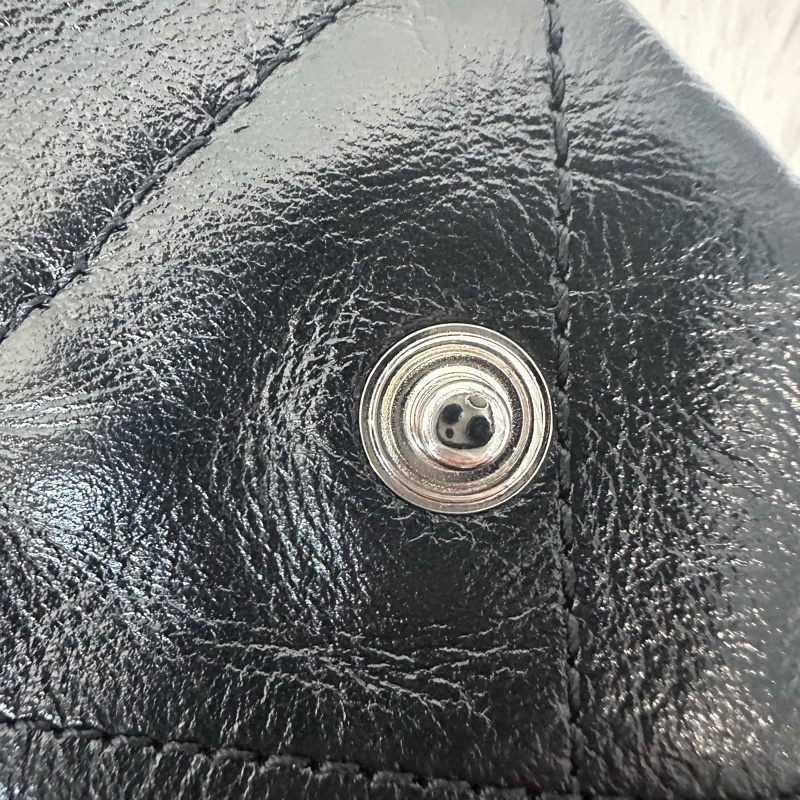 Chanel AS3260 黑皮銀鏈22bag 小號-24