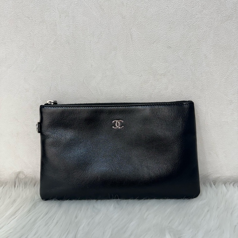 Chanel AS3260 黑皮銀鏈22bag 小號-55