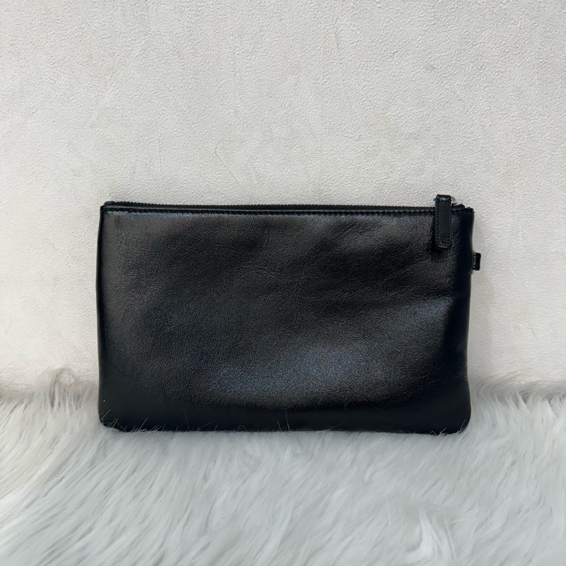 Chanel AS3260 黑皮銀鏈22bag 小號-56