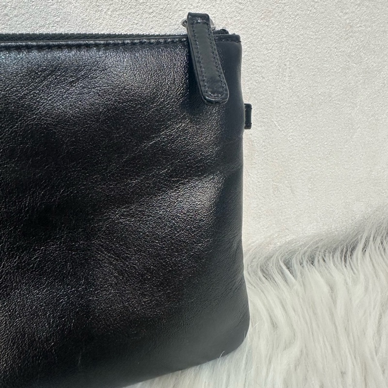 Chanel AS3260 黑皮銀鏈22bag 小號-58