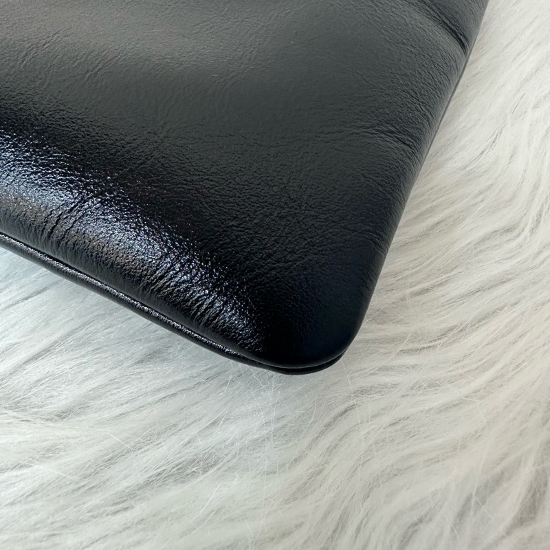 Chanel AS3260 黑皮銀鏈22bag 小號-61