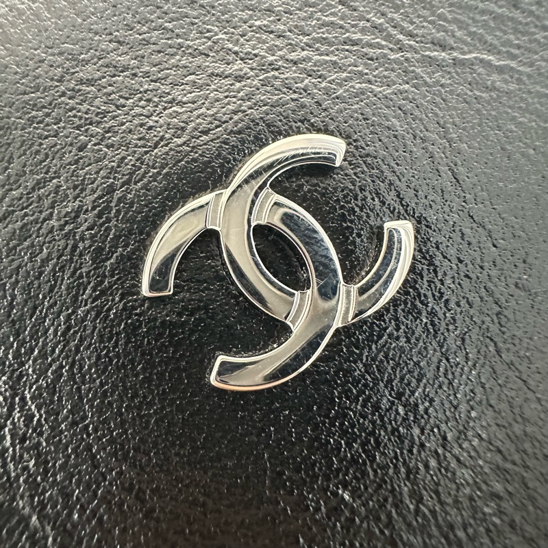 Chanel AS3260 黑皮銀鏈22bag 小號-72