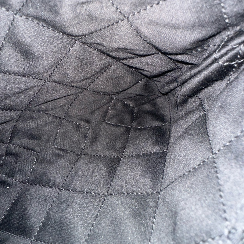Chanel AS3260 黑皮銀鏈22bag 小號-75
