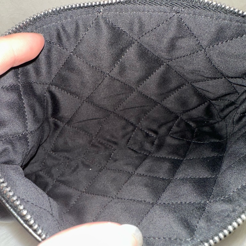 Chanel AS3260 黑皮銀鏈22bag 小號-77