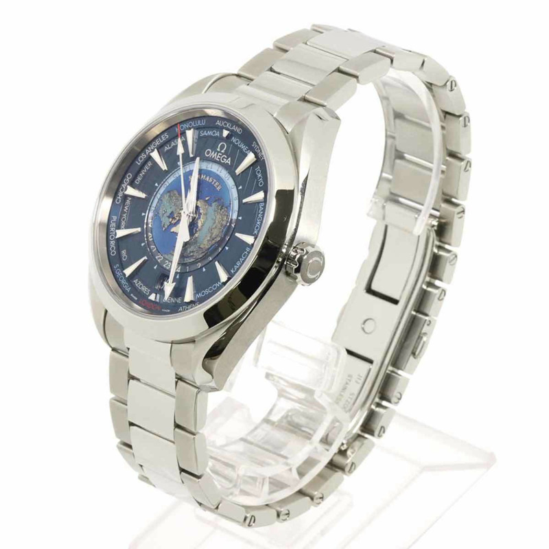 歐米茄海馬系列Aqua Terra GMT世界時至臻同軸腕錶 220 10 43 22 03 001 男士腕錶，附日期顯示及自動上鍊功能-2