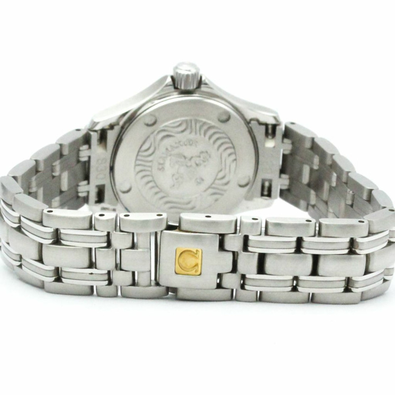 歐米茄海馬系列120公尺精鋼石英女錶 2581.43 拋光款-4