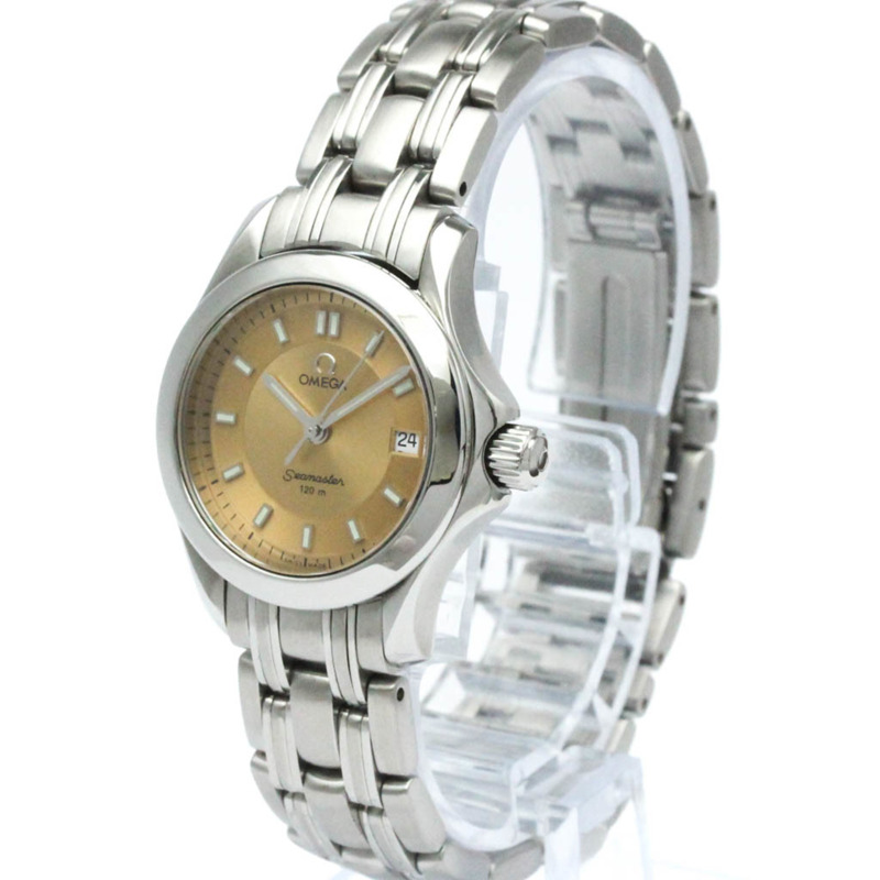 歐米茄海馬系列120公尺精鋼石英女錶 2581.62 拋光款-1