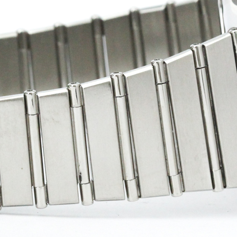 歐米茄星座系列不鏽鋼石英男士腕錶 396.1070 拋光款-6