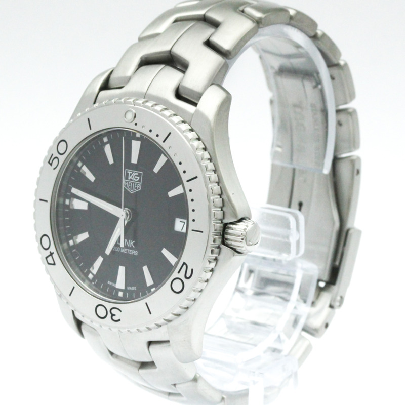 TAG HEUER 豪雅 Link 系列不鏽鋼石英男錶 WJ1110 拋光款-1