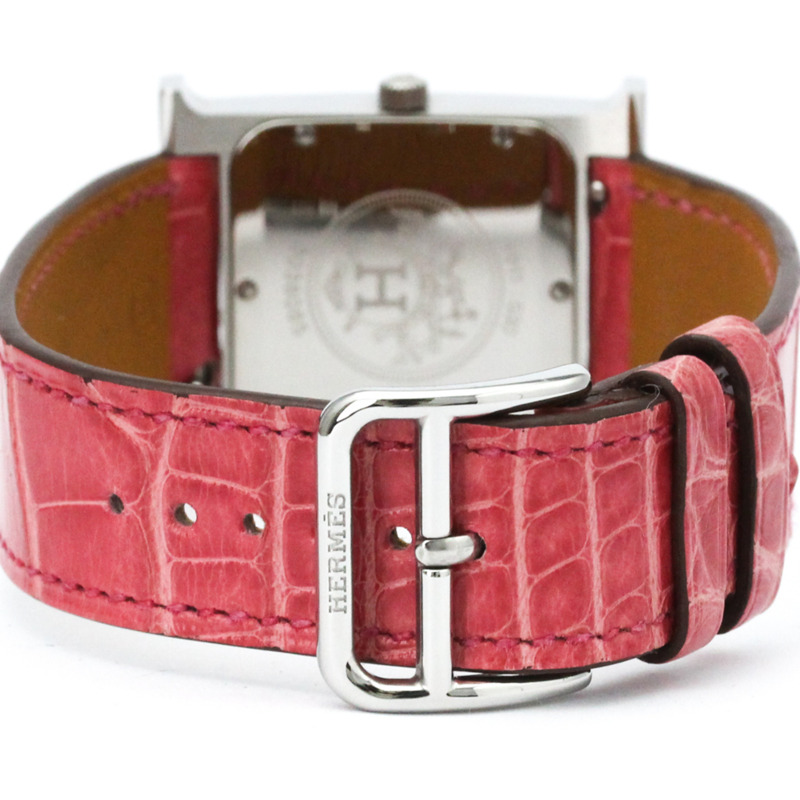 愛馬仕 H 系列腕錶,鑲鑽珍珠貝母精鋼石英男士腕錶 HH1.530-4