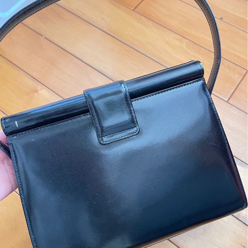 YSL 黑色女士手提包包-1