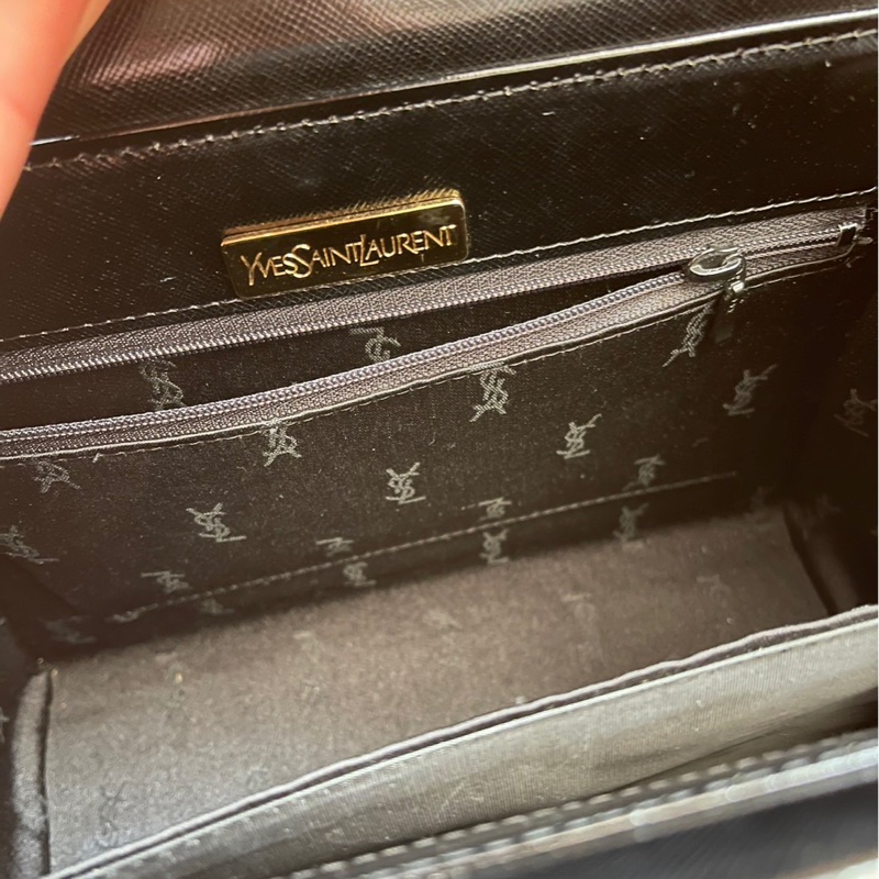YSL 黑色女士手提包包-5