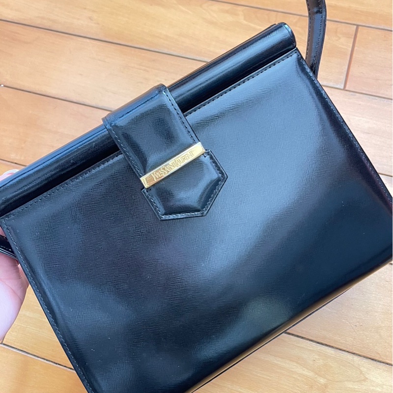 YSL 黑色女士手提包包-7