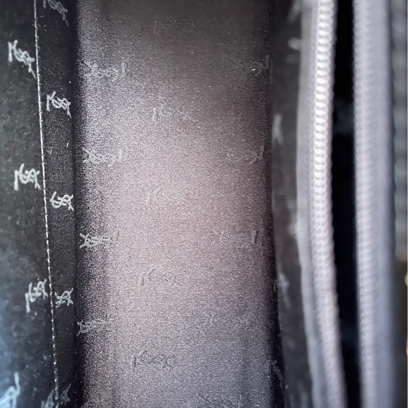 YSL 黑色女士手提包包-9