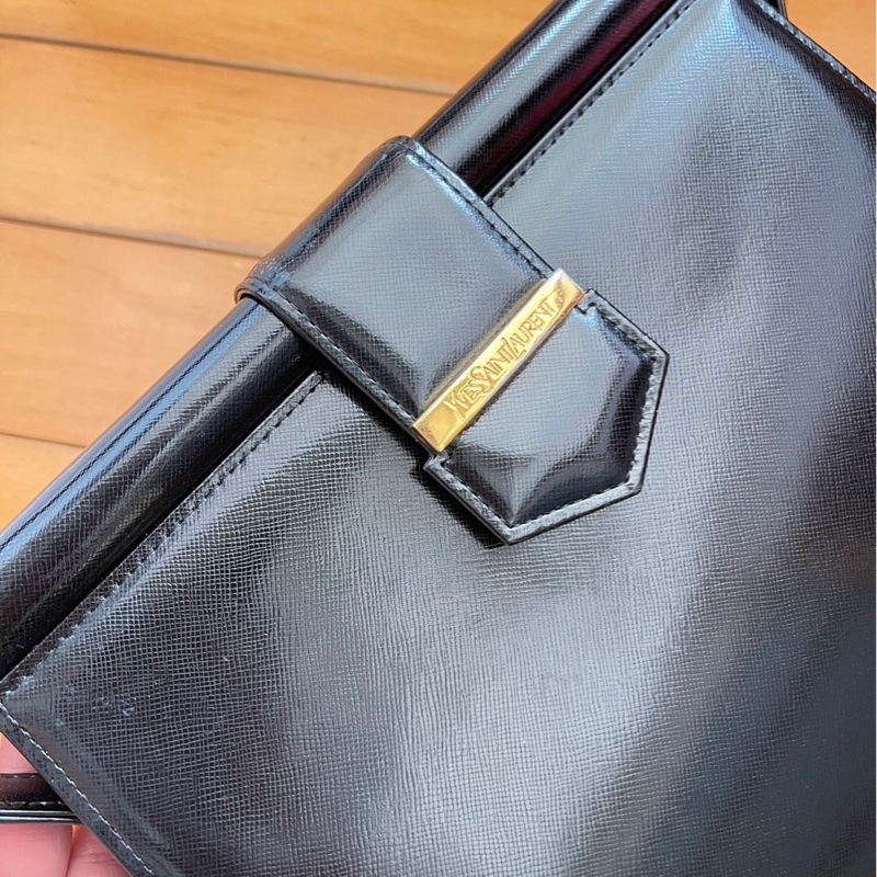 YSL 黑色女士手提包包-11