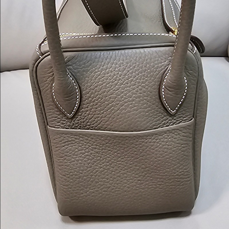 🔥全新🌟 愛馬仕 Lindy 26大象灰金扣 K刻 Stamp K-3