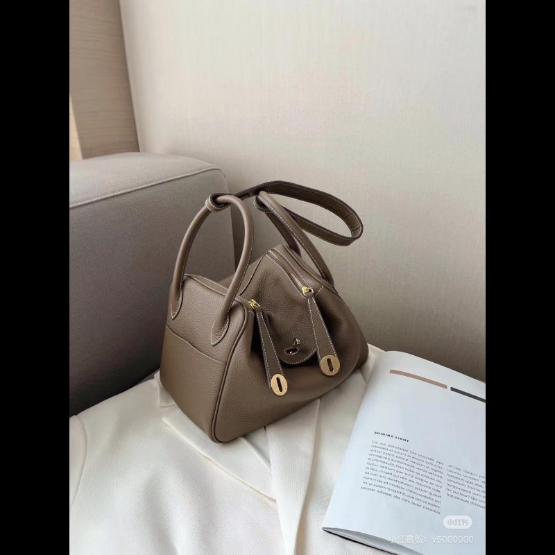 🔥全新🌟 愛馬仕 Lindy 26大象灰金扣 K刻 Stamp K-10