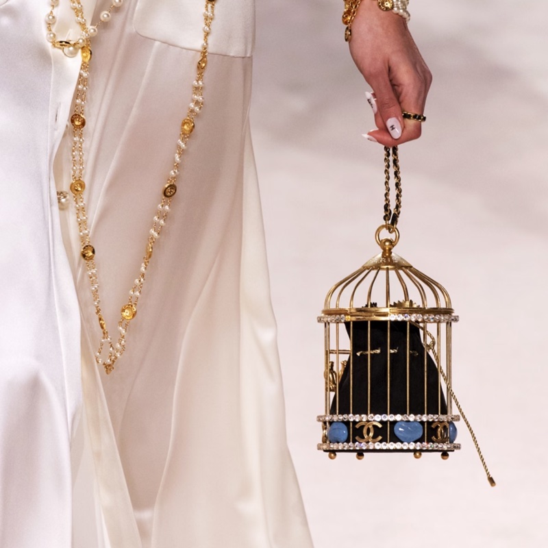 【全新 VIC特級收藏品!】Chanel 鳥籠包 秀場紀念款-1