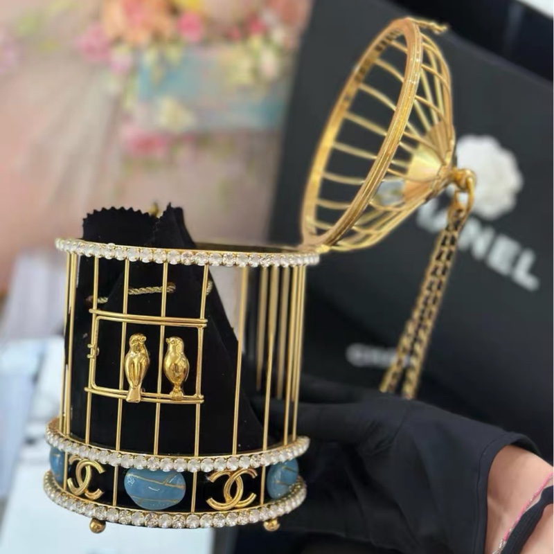 【全新 VIC特級收藏品!】Chanel 鳥籠包 秀場紀念款-5