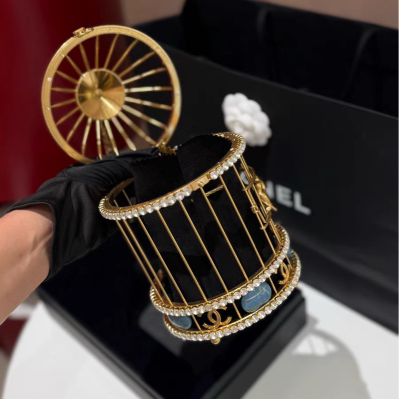【全新 VIC特級收藏品!】Chanel 鳥籠包 秀場紀念款-8