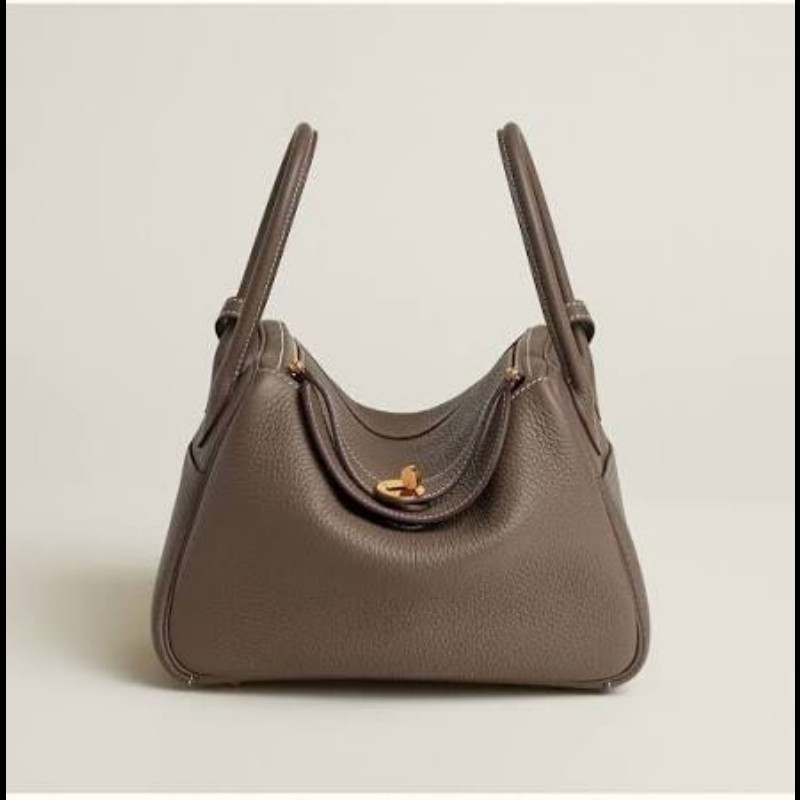 全新 愛馬仕 Hermes Lindy 26 Etoupe gold大象灰金扣 K刻-0