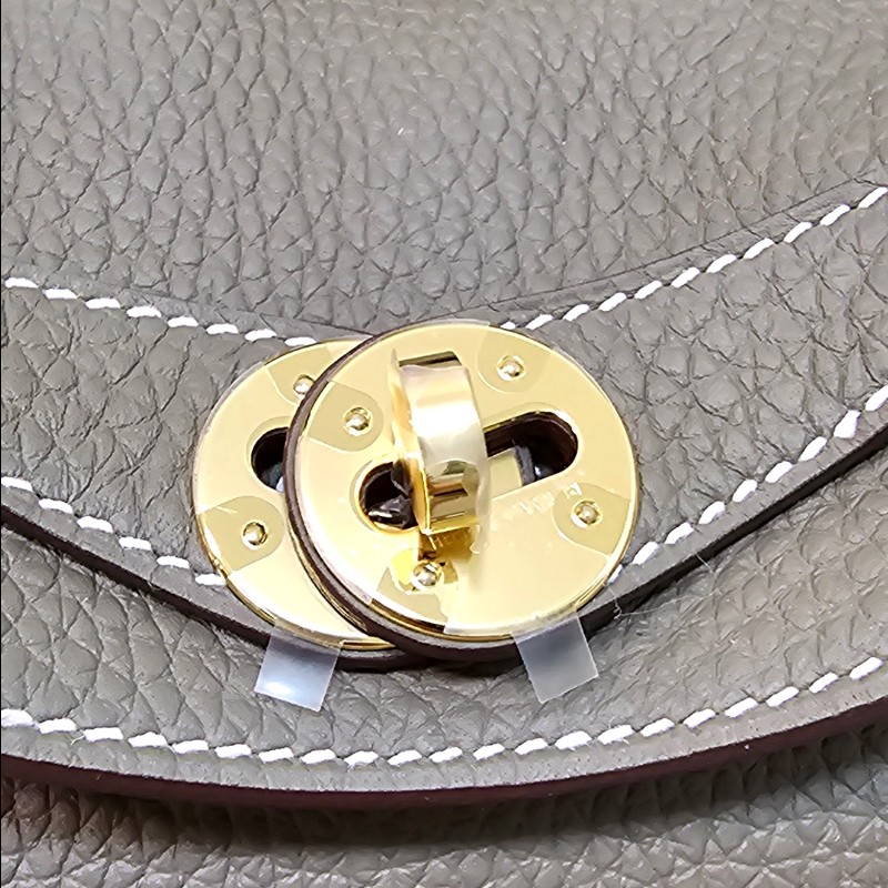 全新 愛馬仕 Hermes Lindy 26 Etoupe gold大象灰金扣 K刻-6