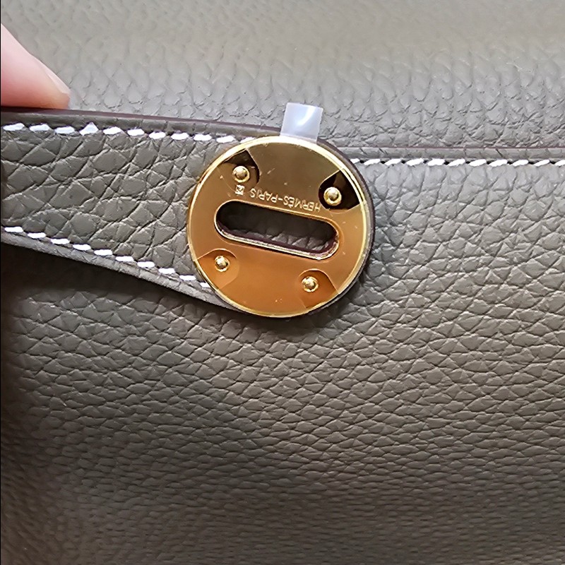 全新 愛馬仕 Hermes Lindy 26 Etoupe gold大象灰金扣 K刻-12