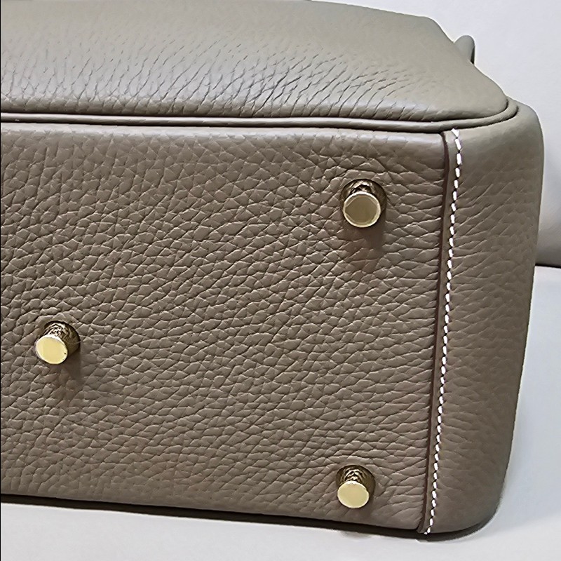 全新 愛馬仕 Hermes Lindy 26 Etoupe gold大象灰金扣 K刻-14