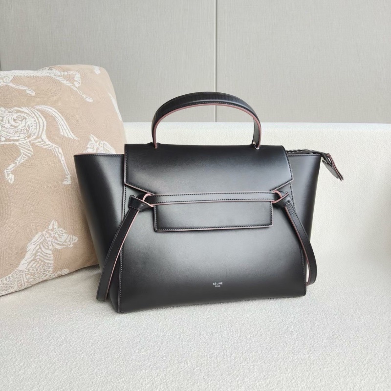 Celine Belt鰱魚包中號 牛皮28*22*17 98新配件肩帶塵袋-6