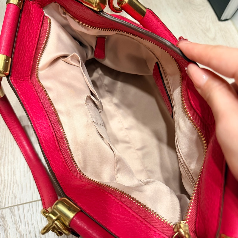 桃色coach托特包-1