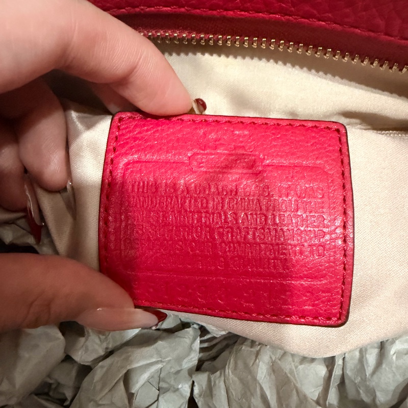 桃色coach托特包-4