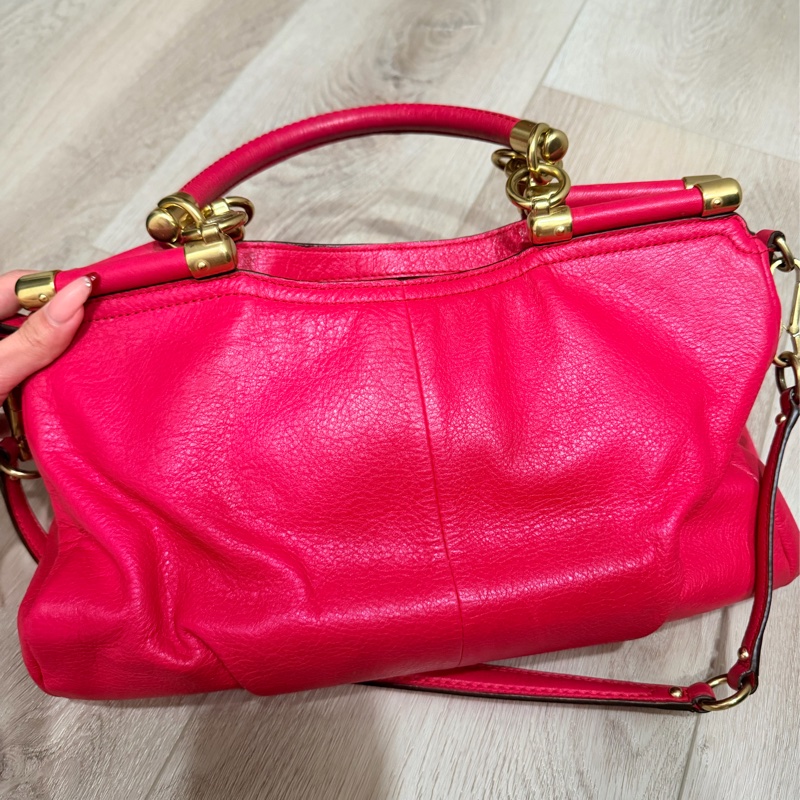 桃色coach托特包-7